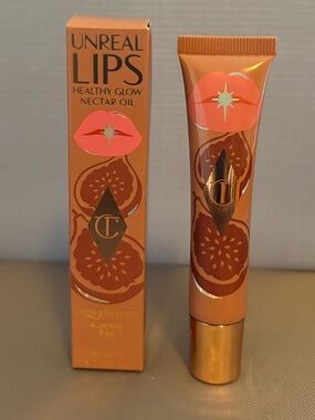 Charlotte Tilbury Unreal Lips Healthy Glow Nectar Oil shade Candy Fig Brand New